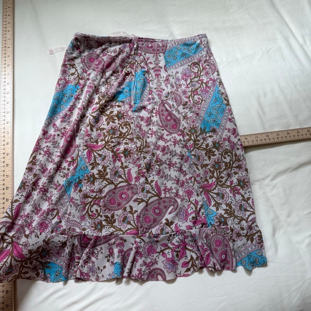 Paisley Boho Midi Skirt - Picture 4 of 4